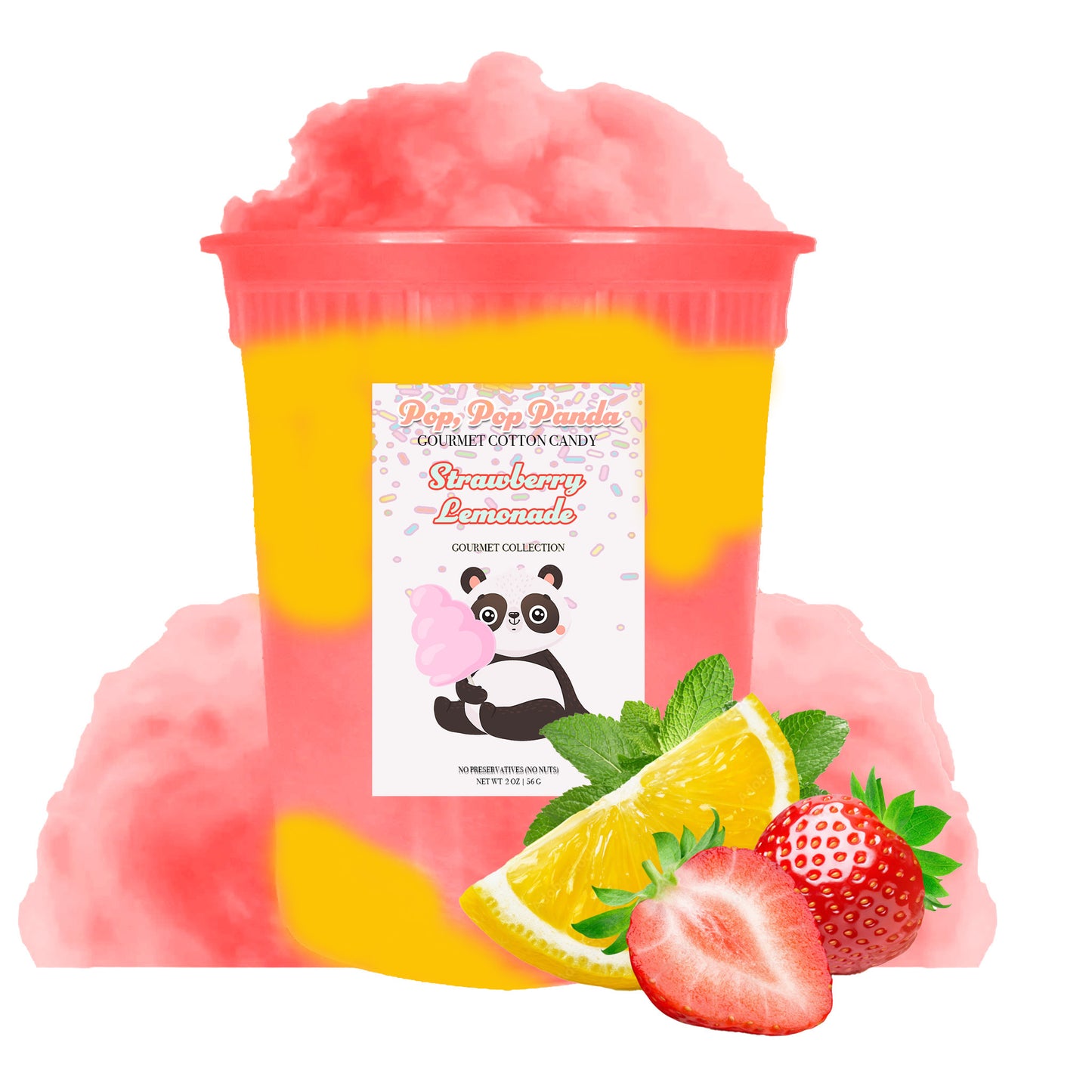 Strawberry Lemonade Cotton Candy | 2 oz