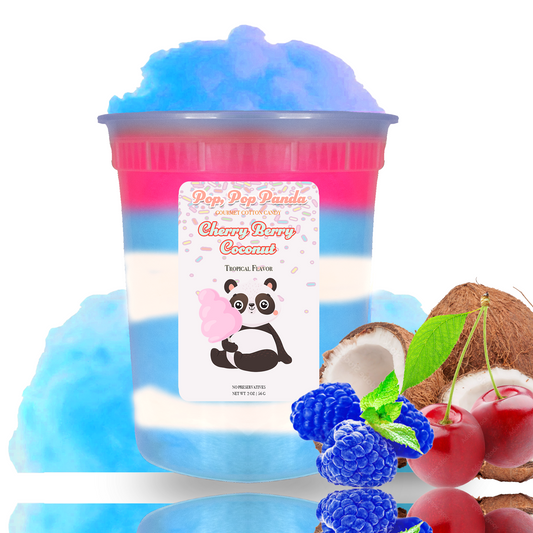 Cherry-Berry-Coconut Cotton Candy | 2 oz