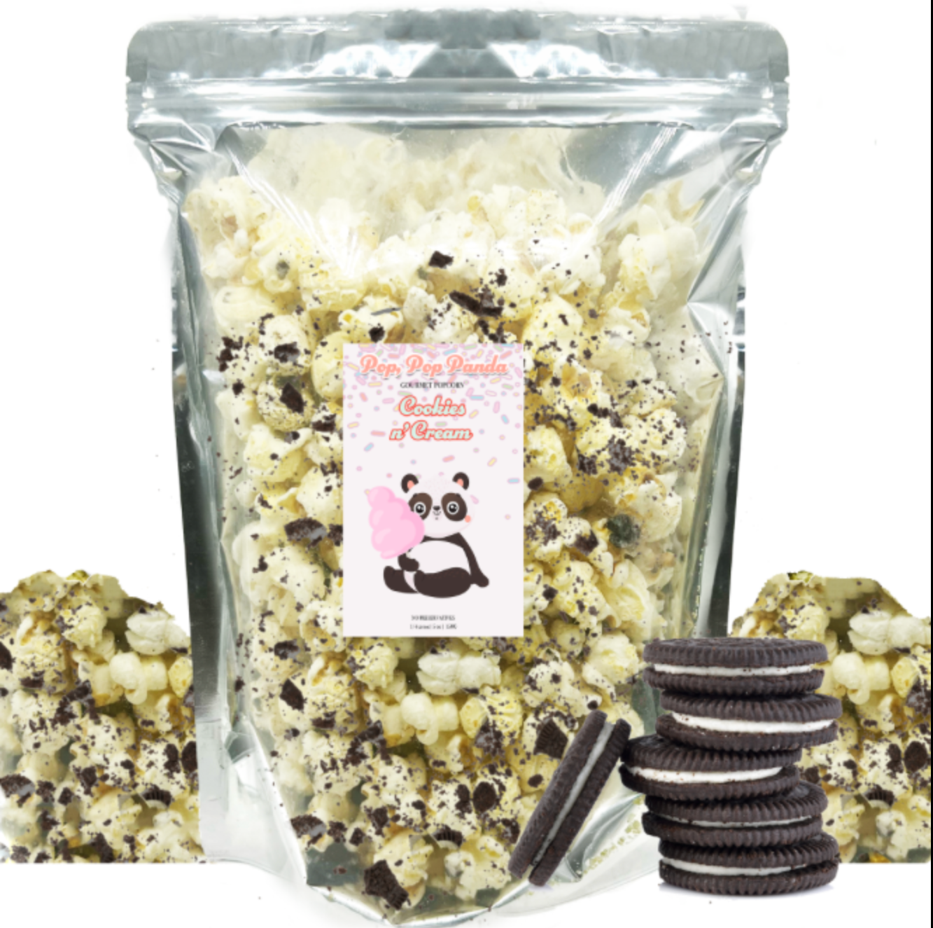 Cookies n' Cream Popcorn | 1/4 lb bag