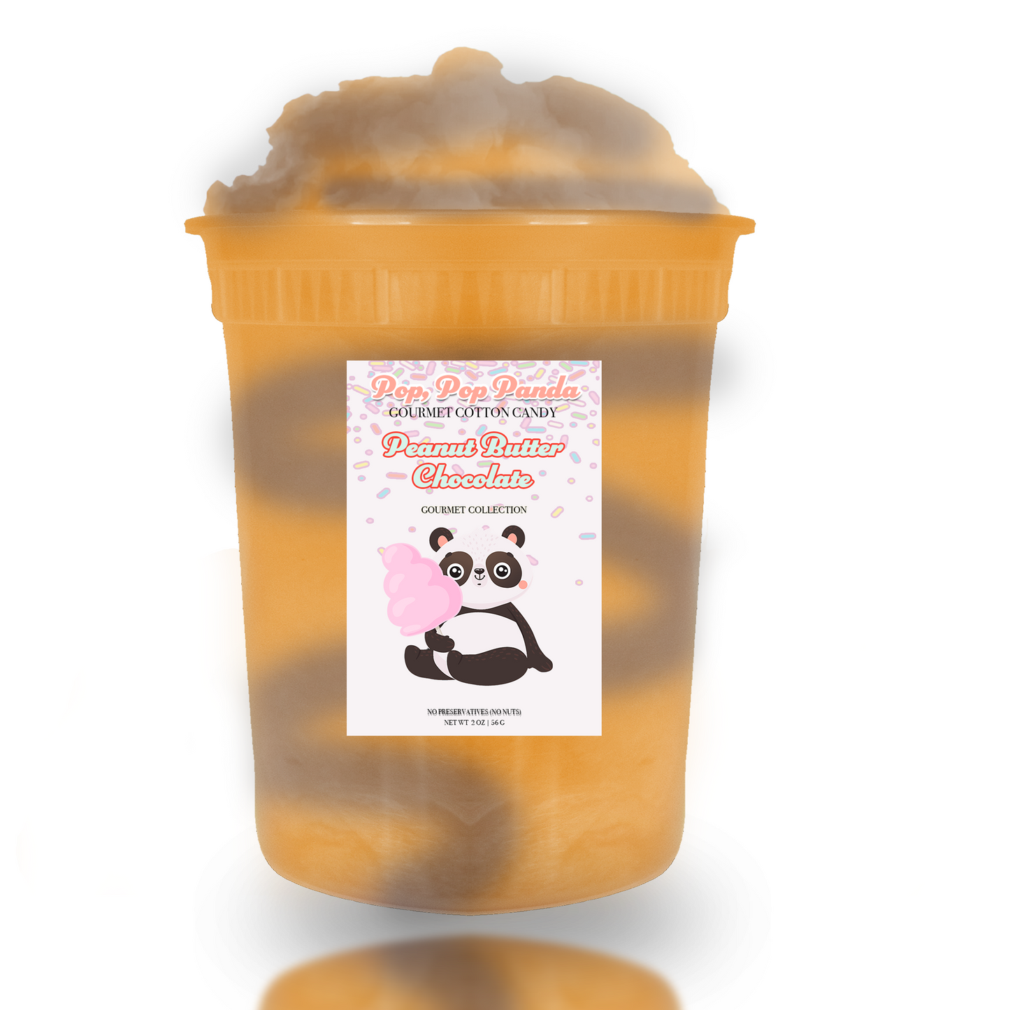 Peanut Butter Chocolate Cotton Candy | 2 oz